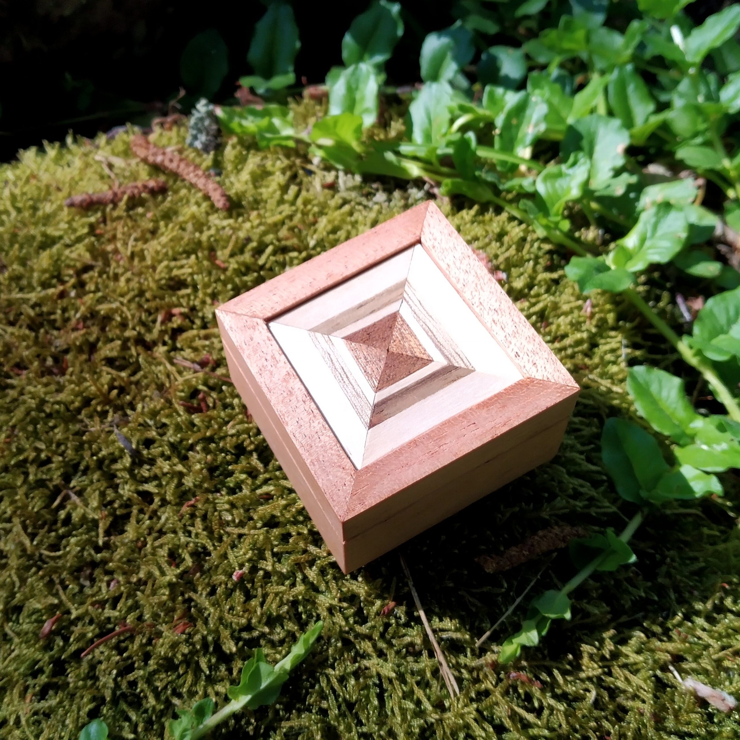 Ainutlaatuinen puinen käsintehty korurasia